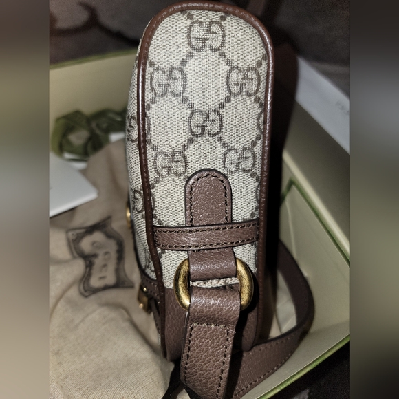 Authentic Gucci Ophidia GG Supreme Crossbody Bag - Picture 5 of 11